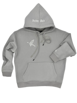 Feather & Bow Hoodie - Grey