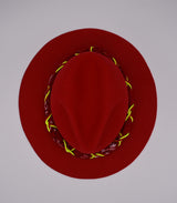 RED BRAIDED BANDANA - KIDS