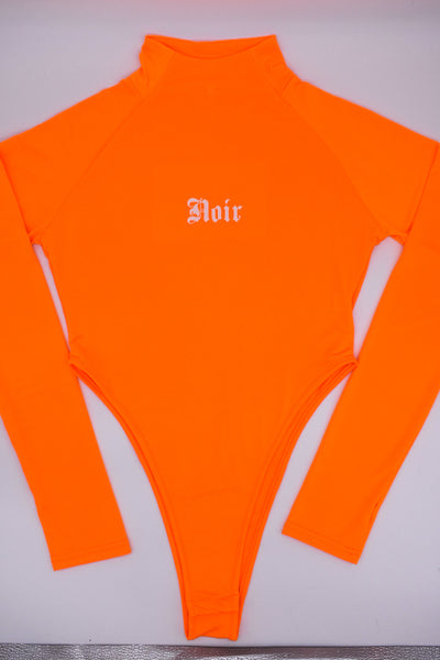 NOIR BODYSUIT - NEON ORANGE