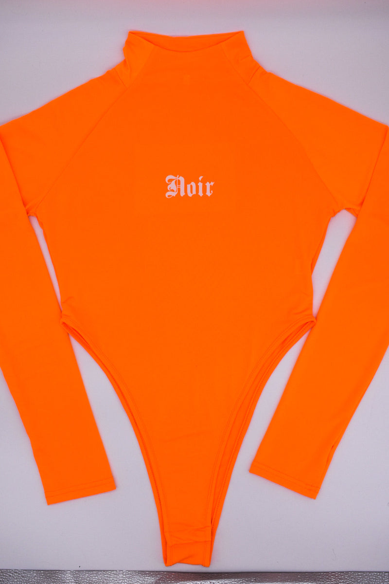 NOIR BODYSUIT - NEON ORANGE