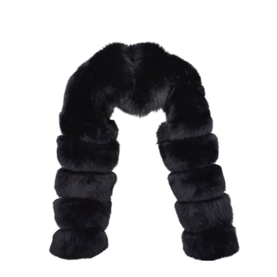 SHOULDER FUR COAT