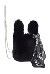 LEAH MINI FOX FUR BAG