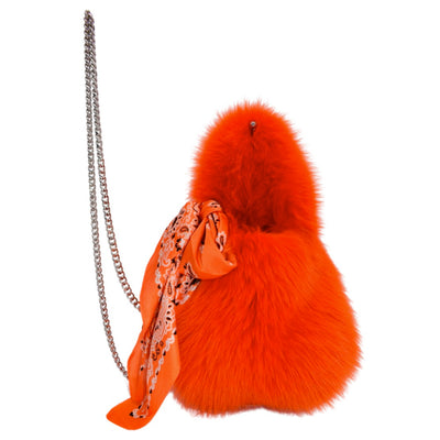 LEAH MINI FOX FUR BAG